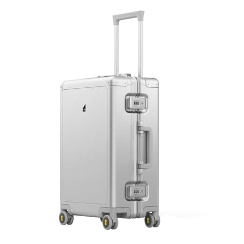 LEVEL8 LEVEL8 Gibraltar Aluminum Zipperless Carry-On, 20-Inch