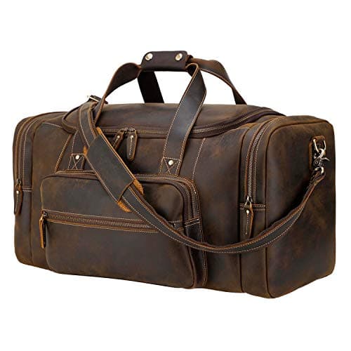 Polare Full-Grain Leather Weekender