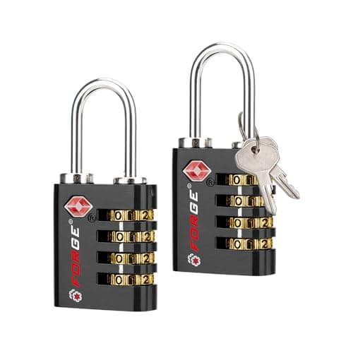 Forge Forge Dual-Opening TSA Travel Lock, 2 Pack