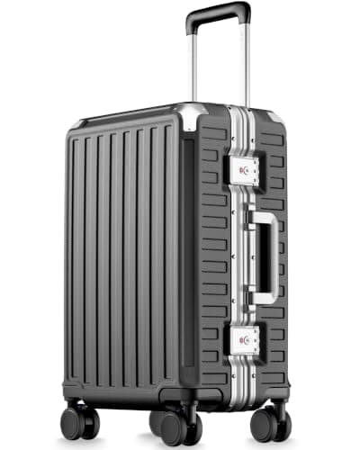 LUGGEX LUGGEX Zipperless Carry-On with Aluminum Frame, 20-Inch
