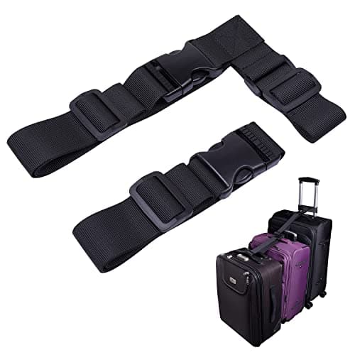 Wisdompro Wisdompro Add-a-Bag Luggage Connector Straps, 2 Pack