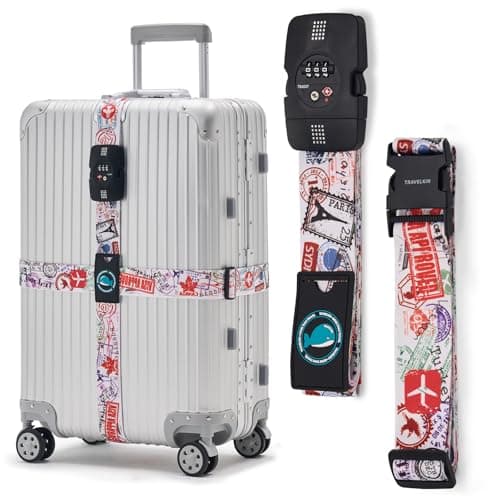 Travelkin Travelkin Cross Luggage Strap with TSA Combination Lock