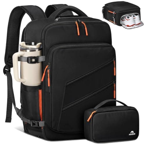 MATEIN Personal Item Backpack with Shoe Compartment